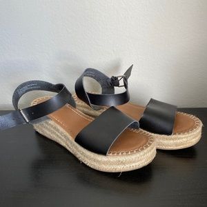 Black Platform Espadrilles